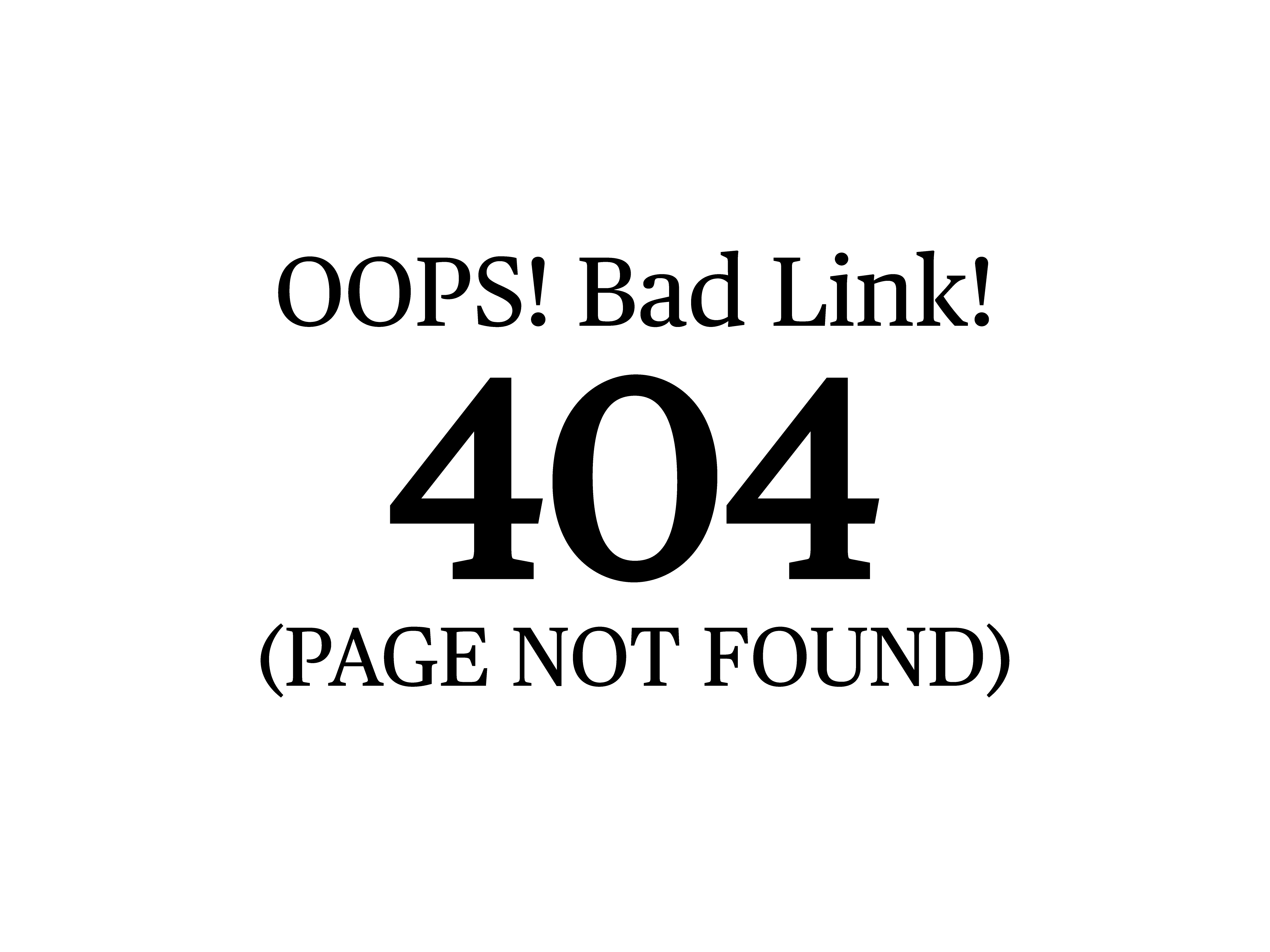 404 Error Page Image